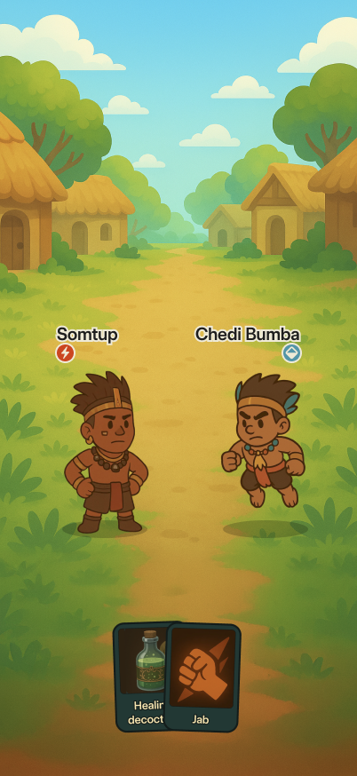 Battle screen 1
